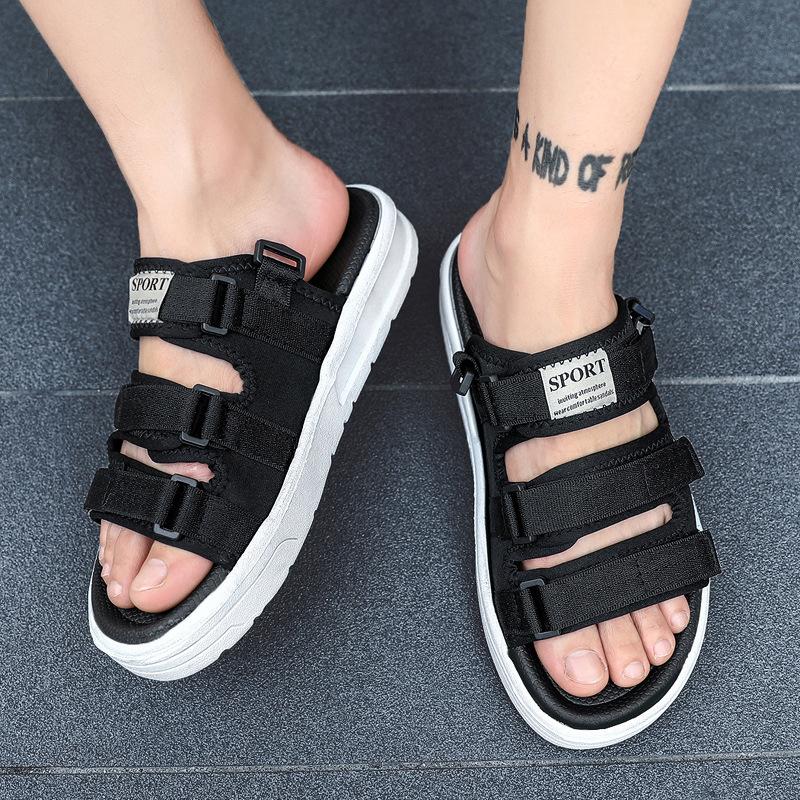 Sandals men's new summer outdoor beach sandals dual-purpose couple Korean version trend personalized fashion outer slippers