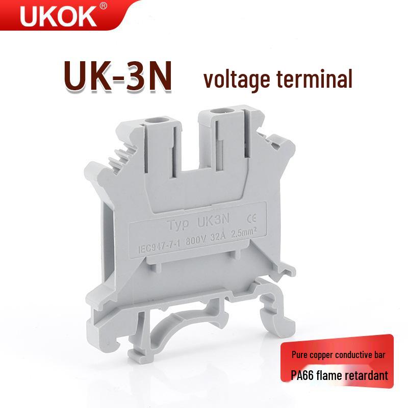 

UK-3N DIN Rail Voltage Terminal Block TS-K Partition