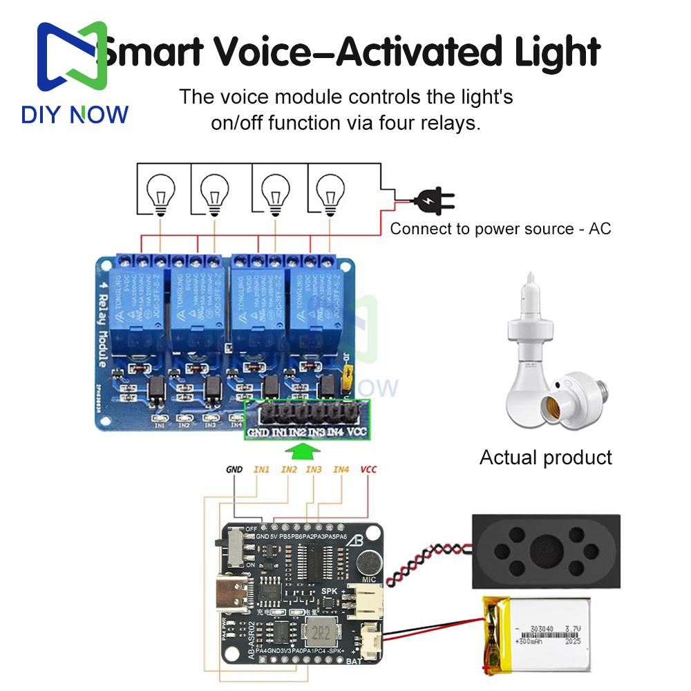 ASR PRO 3.0 4M Intelligent Voice Recognition Control Module Offline Recognition Development Board Voice Recognition Module