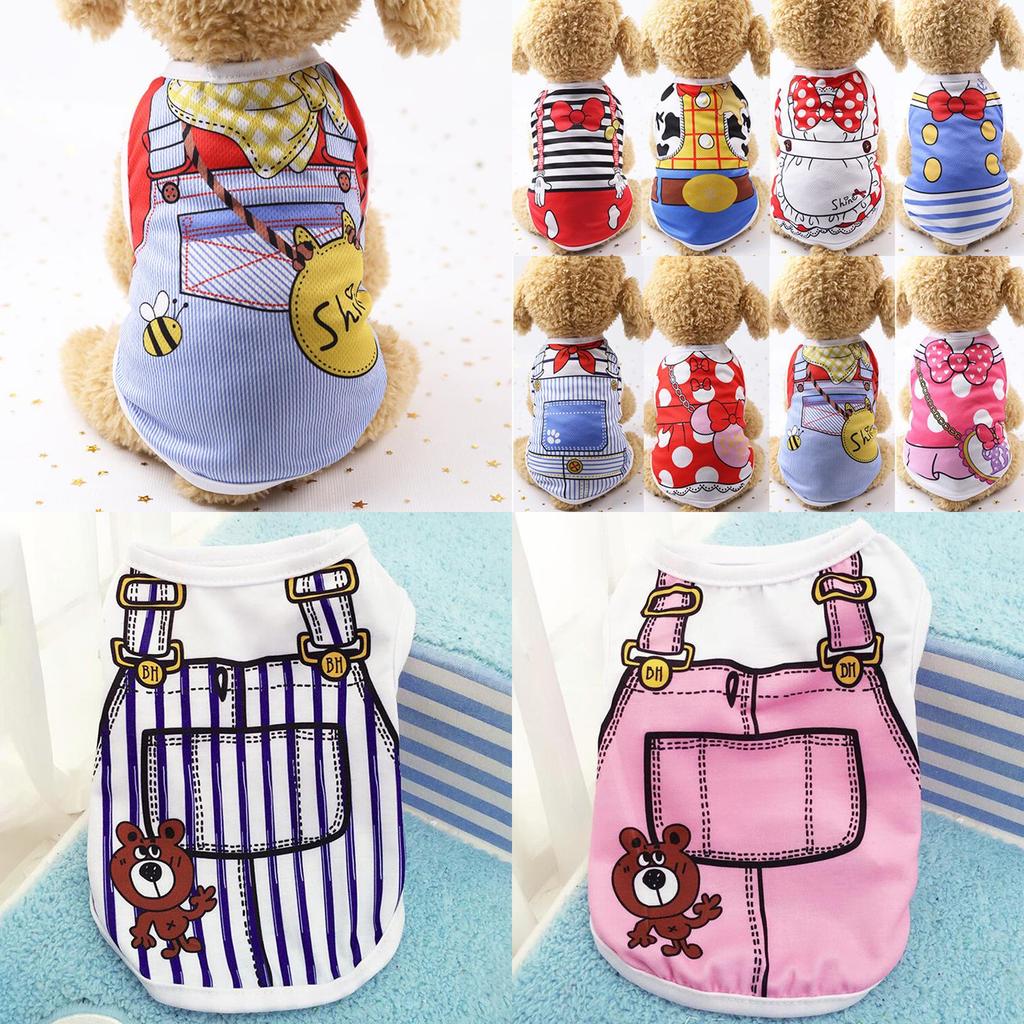 2018 Various Cute Summer Pet Puppy Small Dogs Cats Clothes Vest T-shirt Apparel For Your Adorable Fur Baby