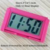 Mini Přenosný Stolní Hodiny Datum 12H Zobrazení Času Napájené Baterií AG10 Elektronické Stolní LCD Hodiny pro Cestování Auto Ložnice Domácí Dekorace