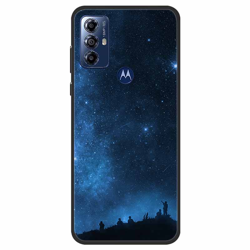 Für Motorola Moto G Play 2023 Hülle Weiche Silikon-Rückseite für Moto G Play 2023 Hülle GPlay 2023 Schwarze Handyhülle