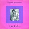 LP Record LOTTE SCHNE  Lebendige Vergangenheit  Lotte Sch LV6 Lebendige Verga Austria Classical Used