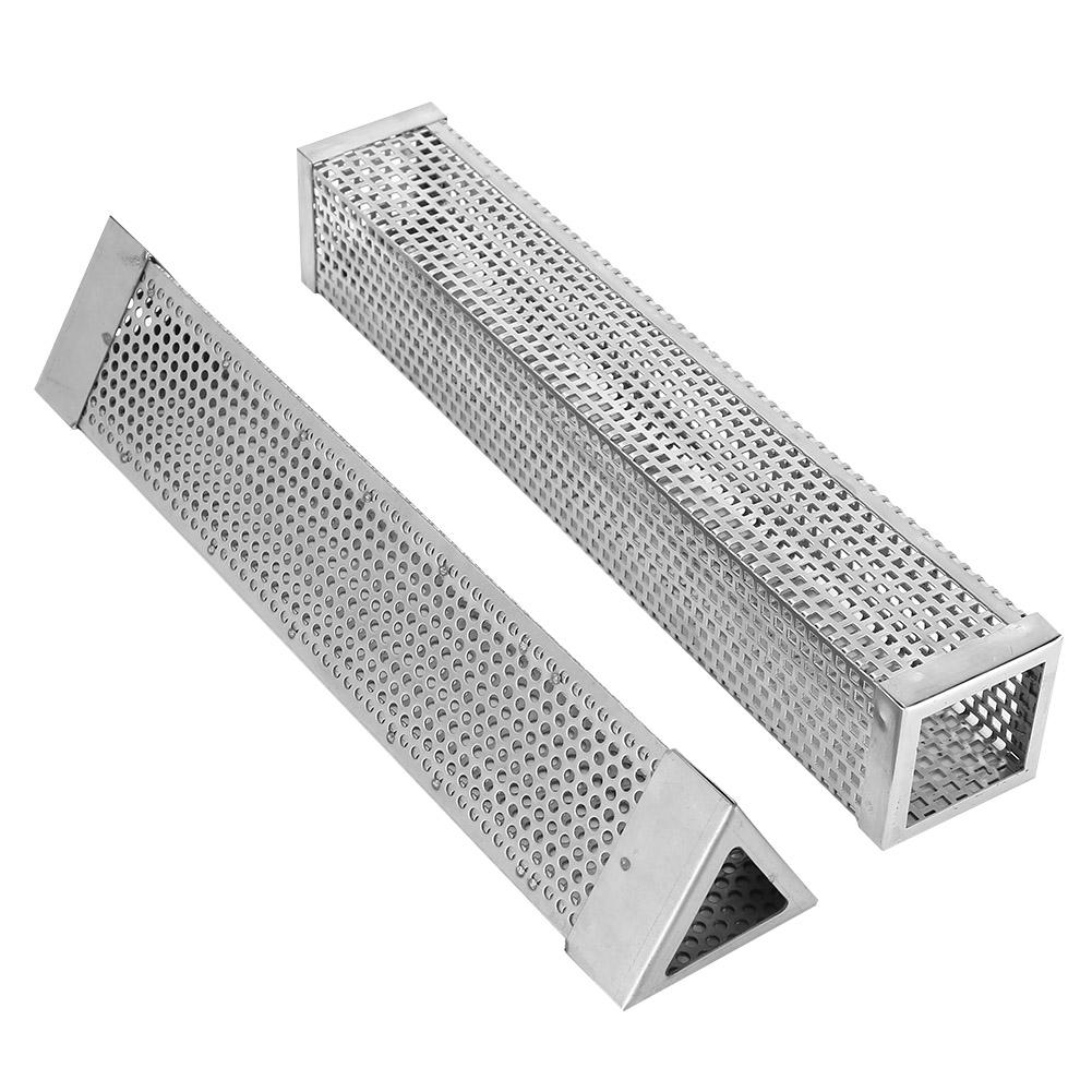 12in 304 Stainless Steel BBQ Smoker Tube Barbecue Accessory for Electric Charcoal Grill