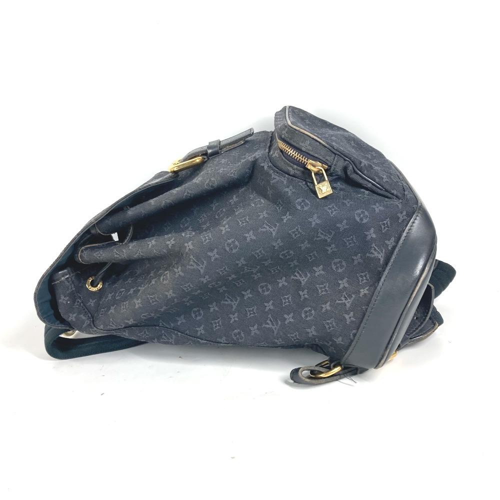 Louis Vuitton M92455 Monogram Mini Denim MontsourisGM Backpack Navy