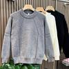 Autumn And Winter New Style Mens Crew Neck Sweater Knitwear Trendy Minimalist Stylish Versatile Slim Fit Bottoming Shirt Top
