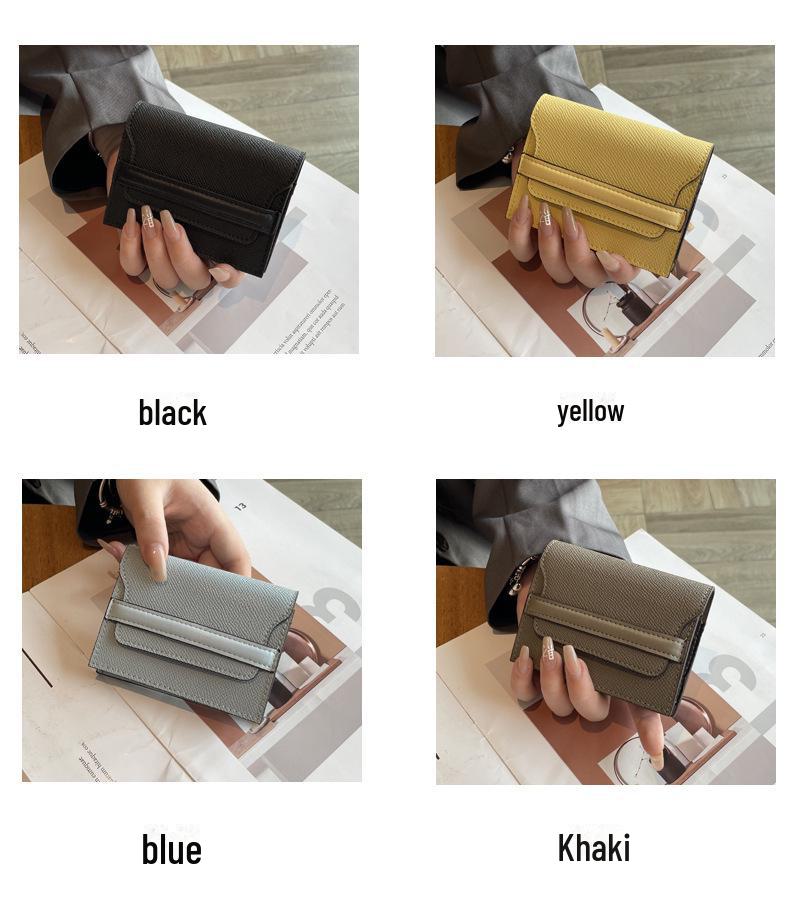 Portofel de damă din piele naturală - Capacitate mare, Sloturi pentru carduri multiple, Culoare solidă, Portofel elegant și compact