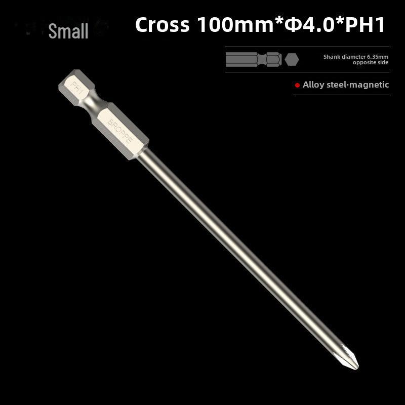 BROPPE Magnetic Cross Screwdriver with Electric Drill and Pneumatic Nozzle Head