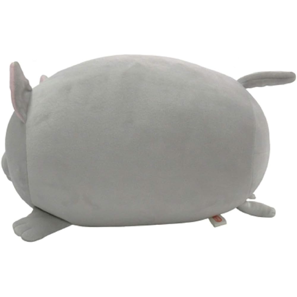 Shinada Global Mochineko Cat Loaf Gray Plush Toy
