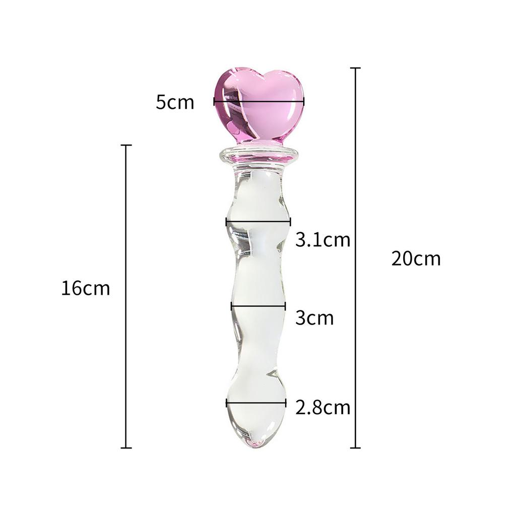 SM Erotic Crystal Dildo & Anal Plug Massager