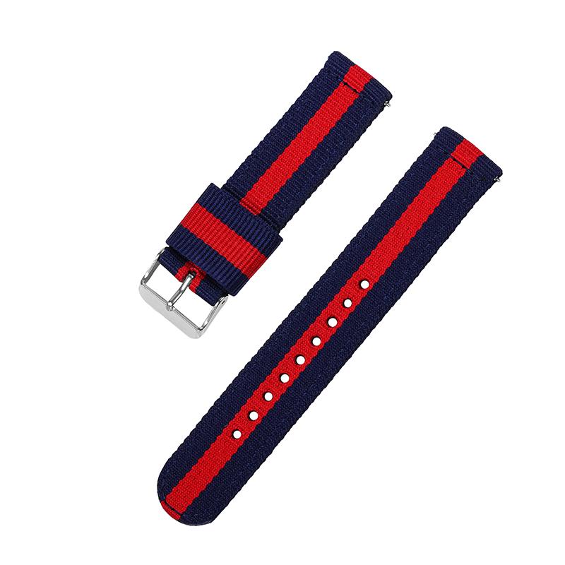 

Nylon Watch Strap 20mm 22mm Band Universal Canvas Bracelet for Casio for Men Women s Weave Wristband One Piece Loop Watch Band 22mm