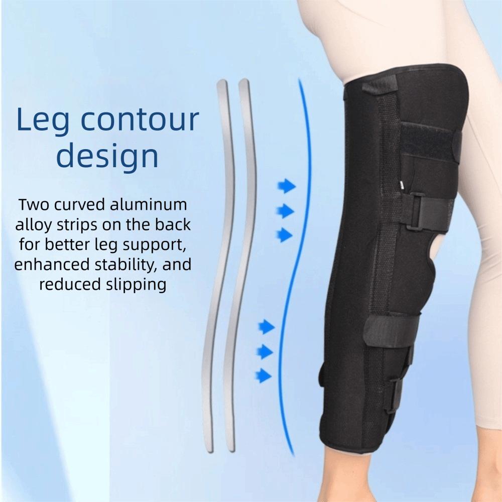 Wear-resistant Knee Immobilizer Adjustable Leg Splint Fixed Splint Knee Brace Injury Recovery