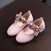 Sandalias de Moda Primavera Nuevo Zapatos de Princesa de Moda Comodidad Antideslizante Zapato de Cuero Suave Exquisito Elegante Zapato de Niña Flor Zapatos para Niños