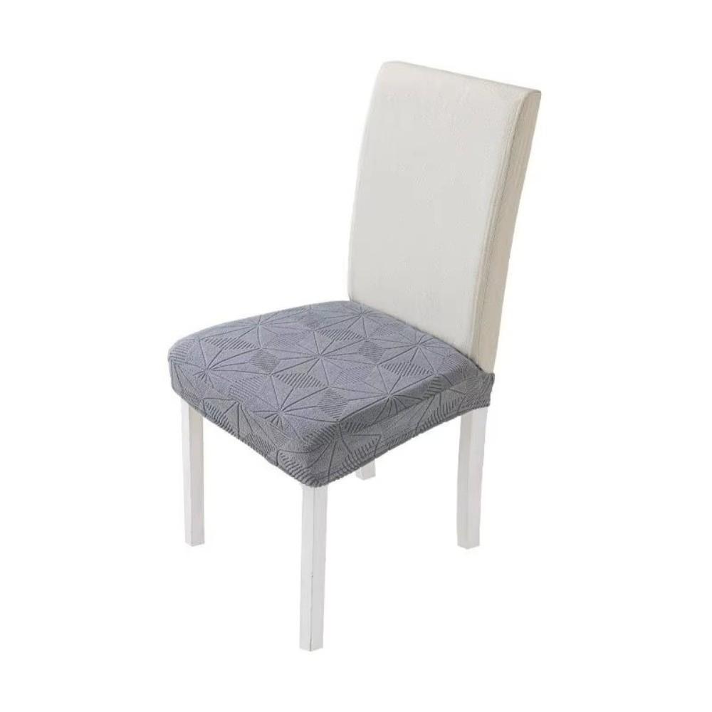Polyester Dining Chair Slipcovers Jacquard Cushion Cover For Restaurant Dining
