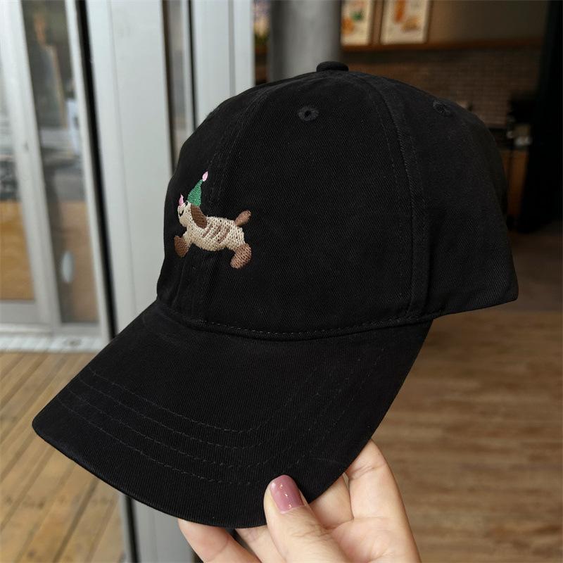 

Dog Dachshund Lovely Embroidered Baseball Cap Adjustable For Outdoor Use Leisure