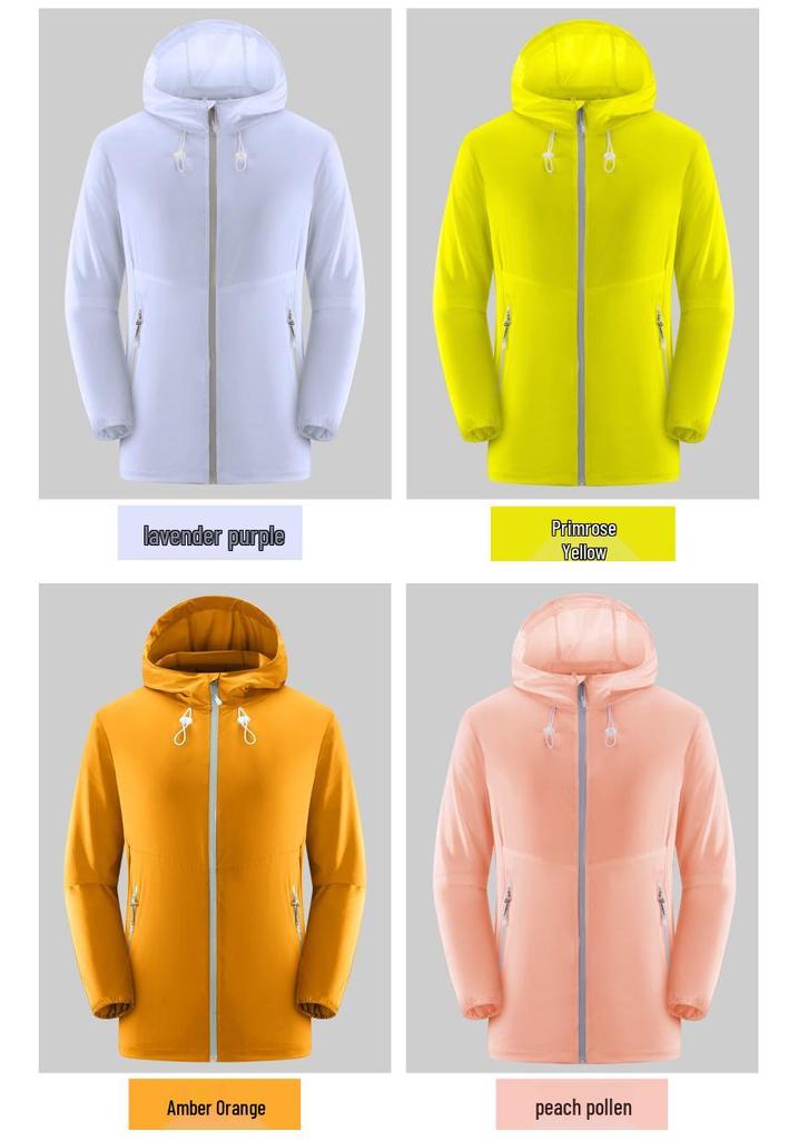 Summer UV-Protective Lightweight Hooded Cycling Jacket for Men & Women