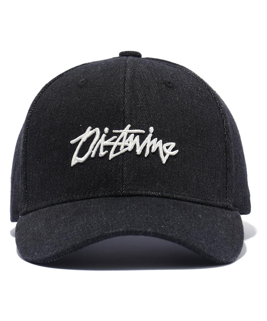 DISTN9NE Logo Denim Ball Cap Black (Lp5Gu595-076)