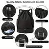 Urban Style Large Capacity Sports Backpack With Laptop Pocket For Men And Women