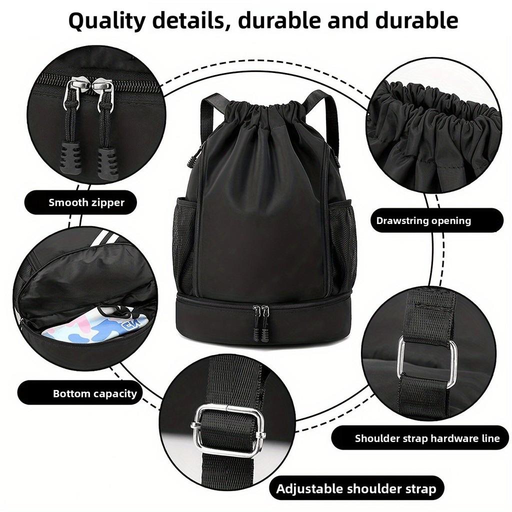 Urban Style Large Capacity Sports Backpack With Laptop Pocket For Men And Women