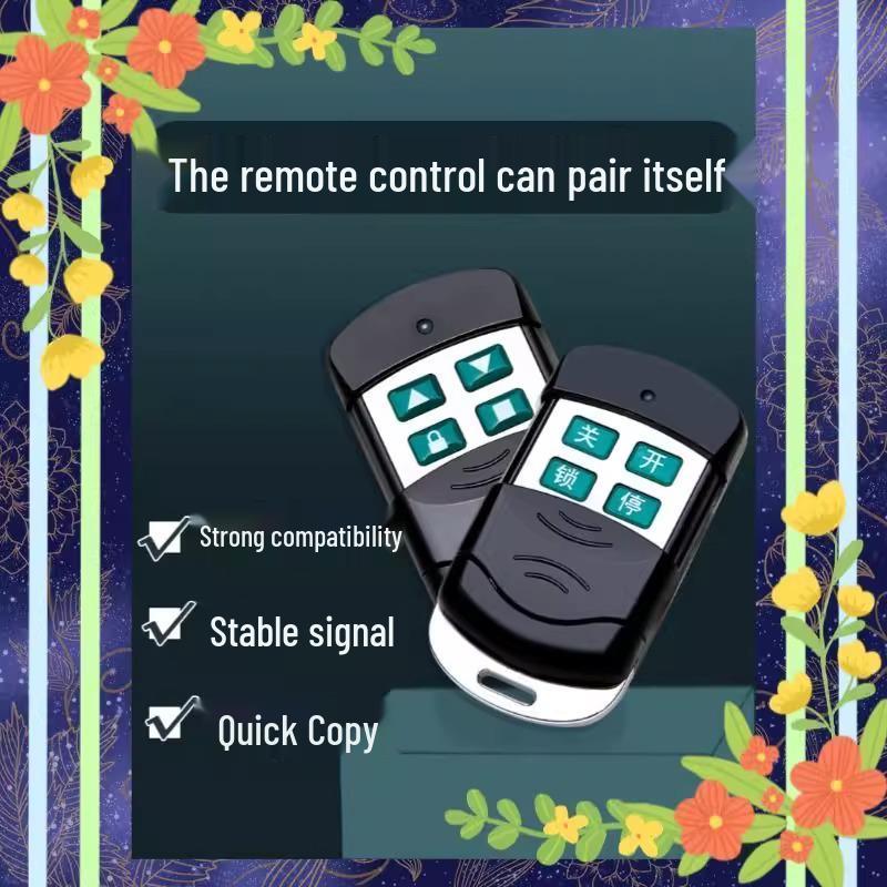 Super Strong 433MHz Metal Copy Remote for Roller Shutter and Garage Doors