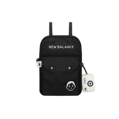 Noritake Zetu, Collaboration Fabric Earphone Case Shoulder Bag, Crossbody Bag Regular Unisex Black New Balance LAB13602-BK