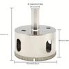 Durable, Diamond-Coated Glass Hole Saw Drill Bit, 51-200mm - Perfect for Tile, Marble & Ceramic Cutting