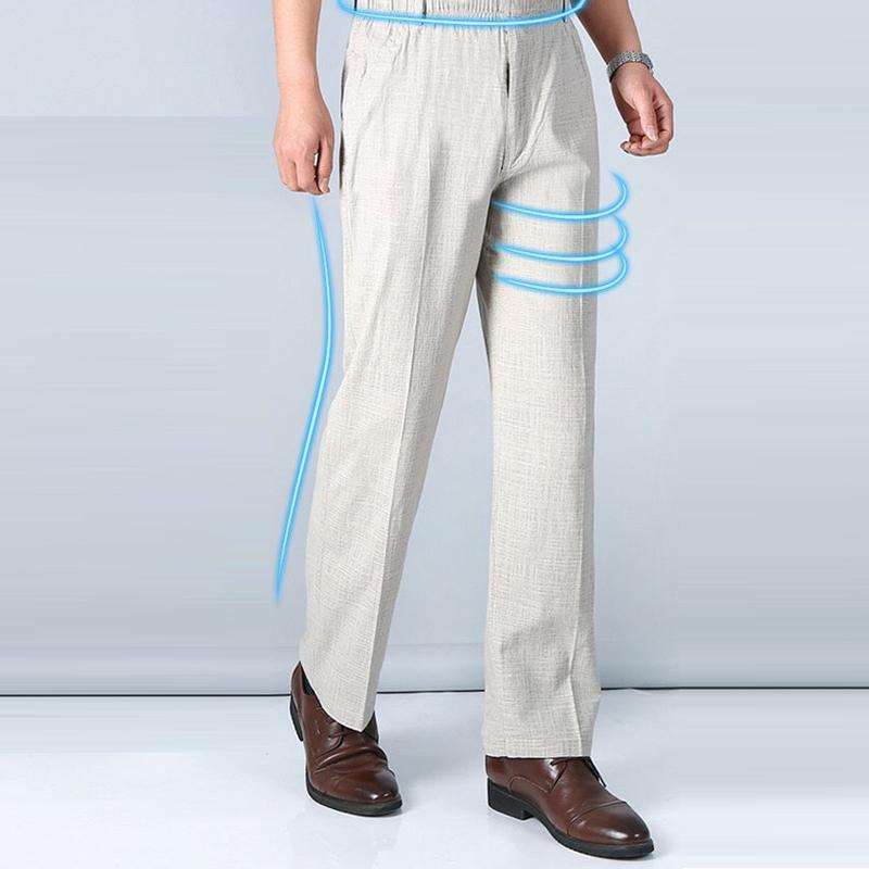 XL-5XL Pantaloni business da uomo estivo Pantaloni da lavoro da uomo di  grandi dimensioni lino cotone sottile traspirante tuta da lavoro formale  incontro casual pantaloni acquista in modo economico — spedizione gratuita,