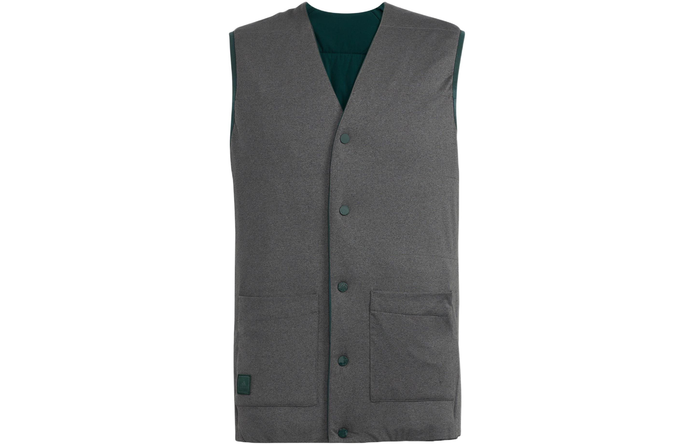 Adidas Vests Men s Green V Neck Moderate Other HG3260 M