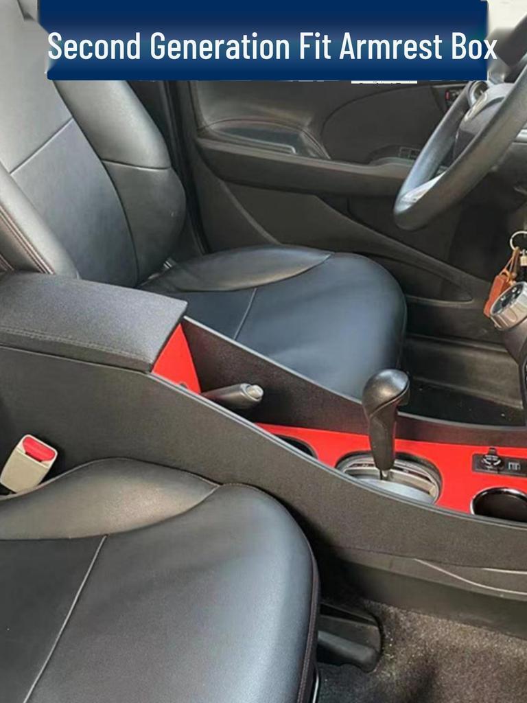 Armrest Storage Compartment for 2004-2013 Honda Fit (2nd Gen)