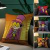 Coole Cartoon S-Superjail Kissenbezug Komfort Sofa Bett Seidig elegant Verdeckter Reißverschluss Dekorative Kissenhülle