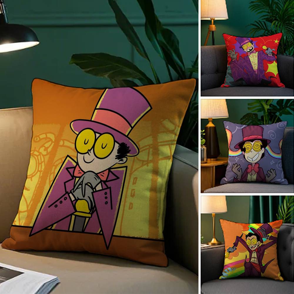 Coole Cartoon S-Superjail Kissenbezug Komfort Sofa Bett Seidig elegant Verdeckter Reißverschluss Dekorative Kissenhülle