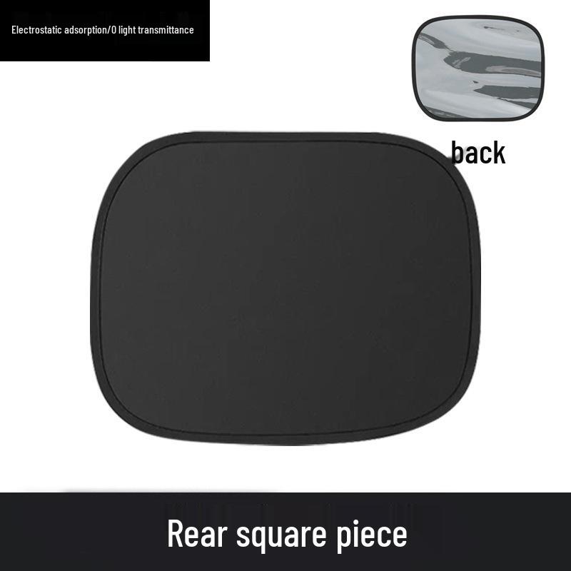 Electrostatic Titanium Silver Car Sunshade for Heat Insulation and UV Protection
