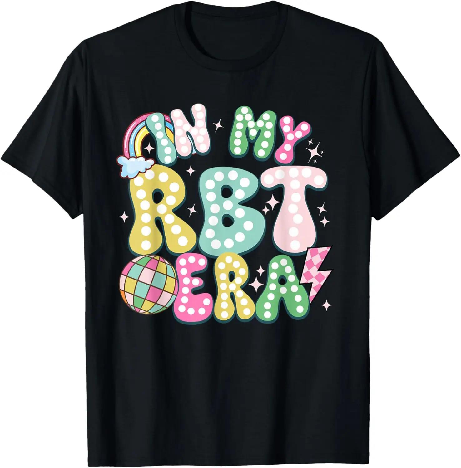 100% Cotton in My RBT Era Registered Behavior Technician ABA Therapist T-Shirt S разноцветный