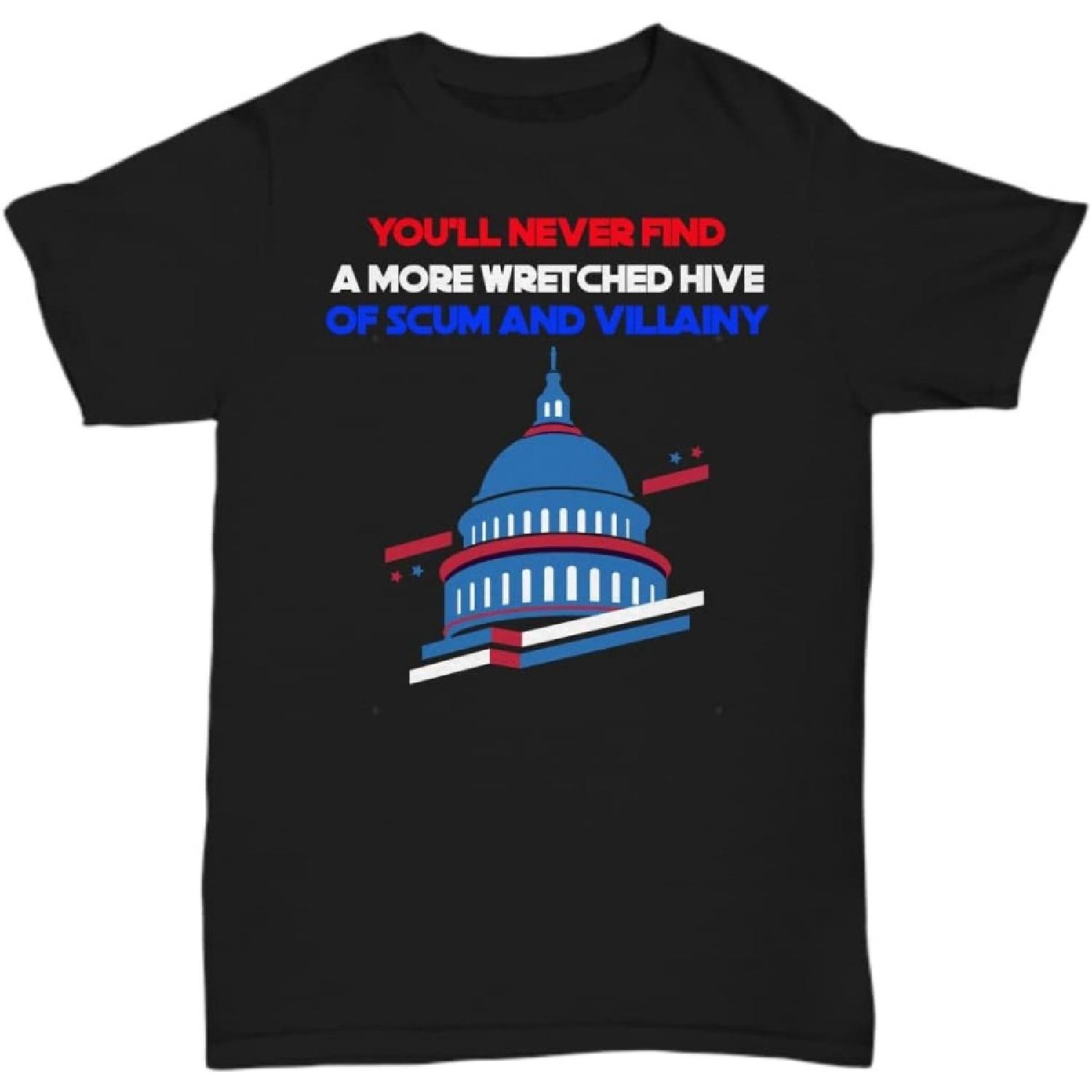 

Libertarian T-Shirt, Sci-fi Geek Washington, DC Shirt, Conservative Gifts, Stop Wars Anti-Government Tshirt - Unisex Tee, Black, X-Large XXXXXL чорний