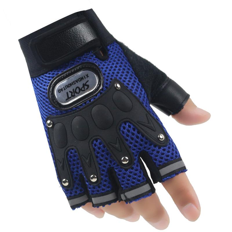 Six-nail Half-finger Gloves Outdoor Tactics Men's Summer Sunscreen Locomotive Riding Off-road Motorcycle Fitness Gloves