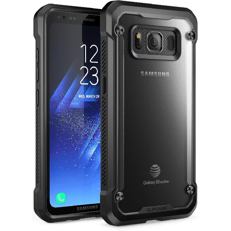 SupCase Samsung Galaxy S8 Active Case, Unicorn Beetle Series Premium Hybrid Protective Frost Clear Case for Samsung Galaxy S8 Active 2017 Release