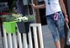 Doniczka na balustradę Respana DREB400 | Antracyt