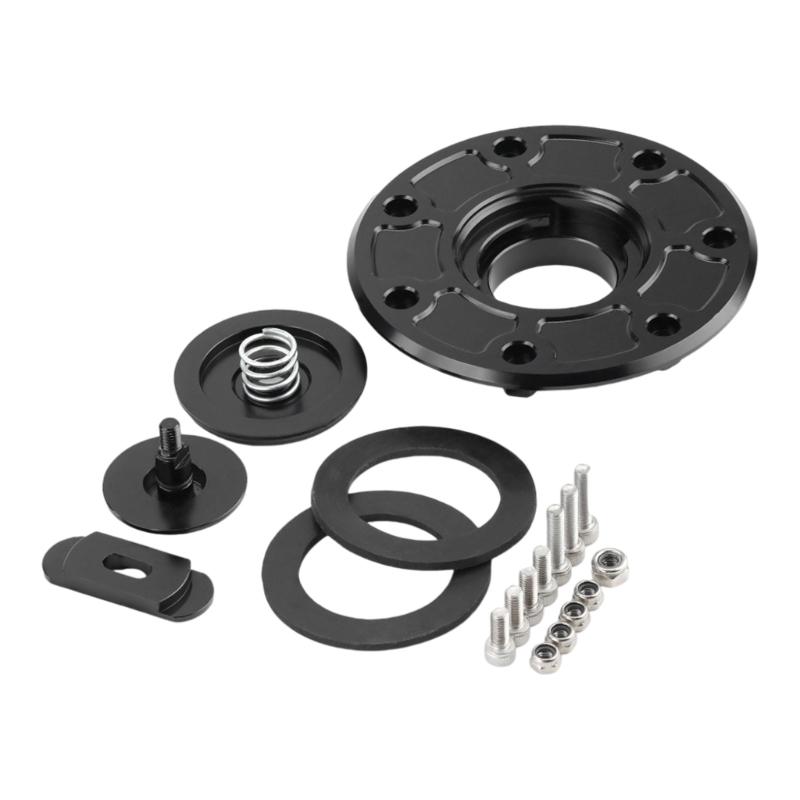 

7 Hole Fuel Gas Oil Tanks Cover for ZX6R Motorcycle Bikes Superior Durability Aluminum Waterproof Secure Locking Systems 1