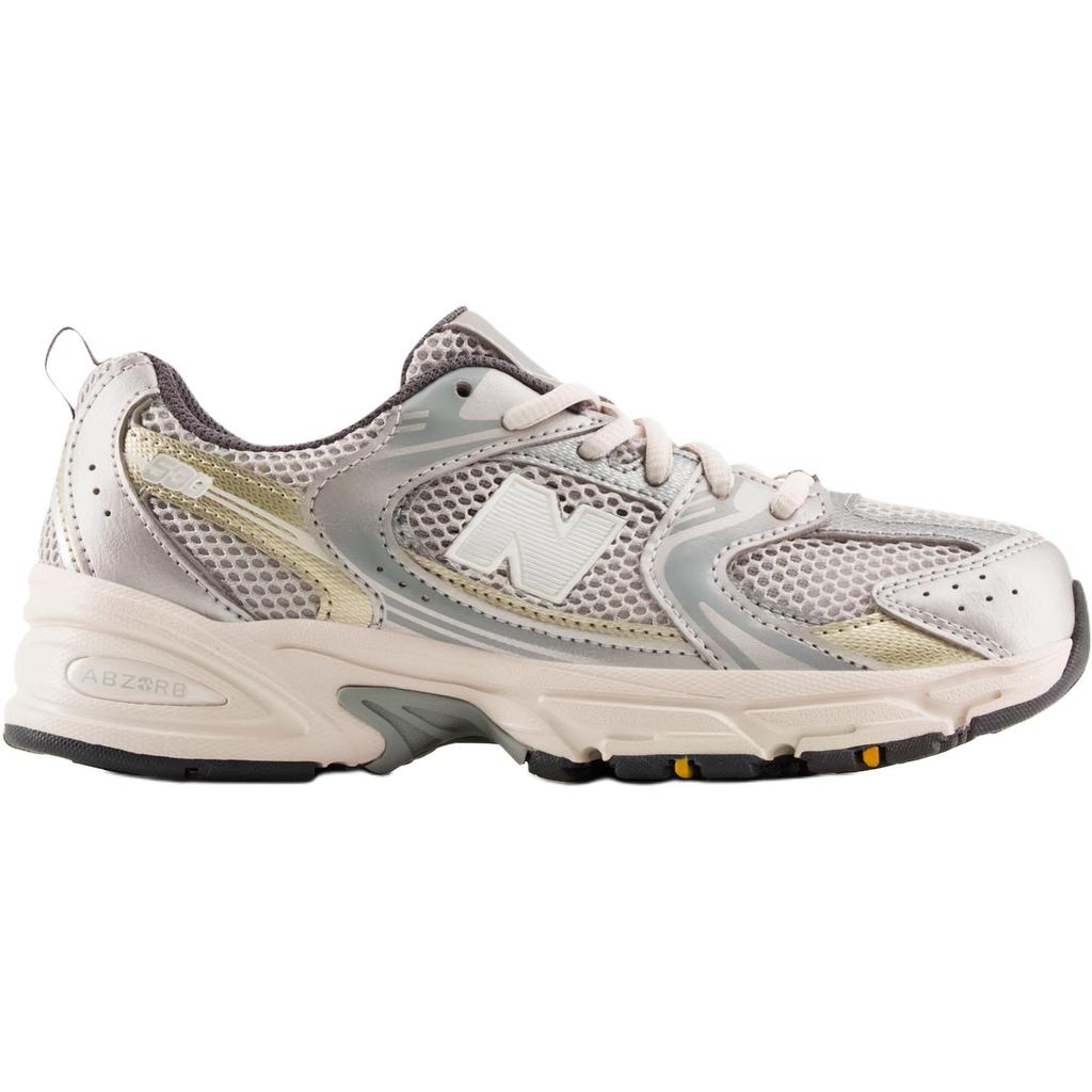 New Balance NB 530 Fabric Comfortable Versatile Low-Top Kids Casual Shoes Men Sneaker Gray Silver GR530KMW