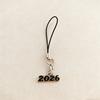 2026 Year Lanyard, Retro-Style Multi-Color Phone Charm, Portable Anti-Loss Lanyard, New Year Commemorative Decorative Item