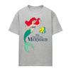 The Little Mermaid Womens/Ladies Ariel & Flounder Heather T-Shirt