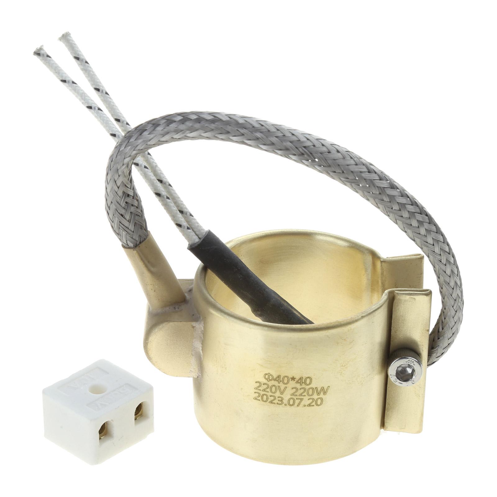 

220 В Электрический Медный Бочкообразный Латунный Ленточный Нагреватель Кольцо Литьевой Нагревательный Элемент для Экструдера 40X40/42X40/50X30/50X40мм A