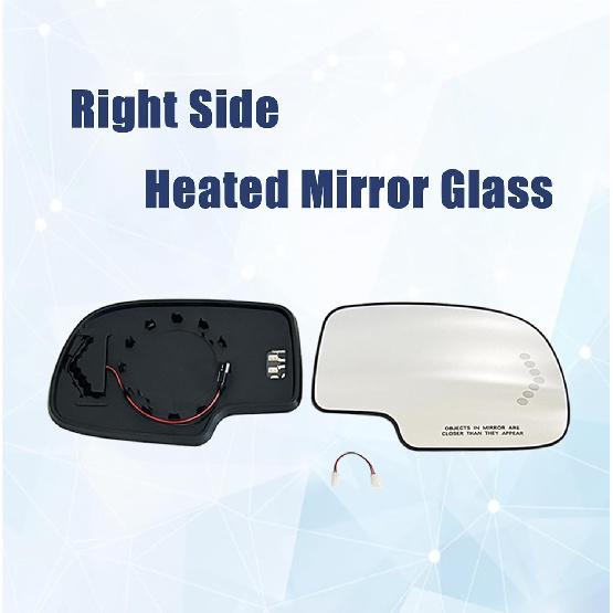 Left Driver Side Mirror Replacement For 03-07 Chevy Silverado,Cadillac,Gmc Sierra,Yukon 2003 2004 2005 2006 2007 With Heated,Rear Holder &Led Turn