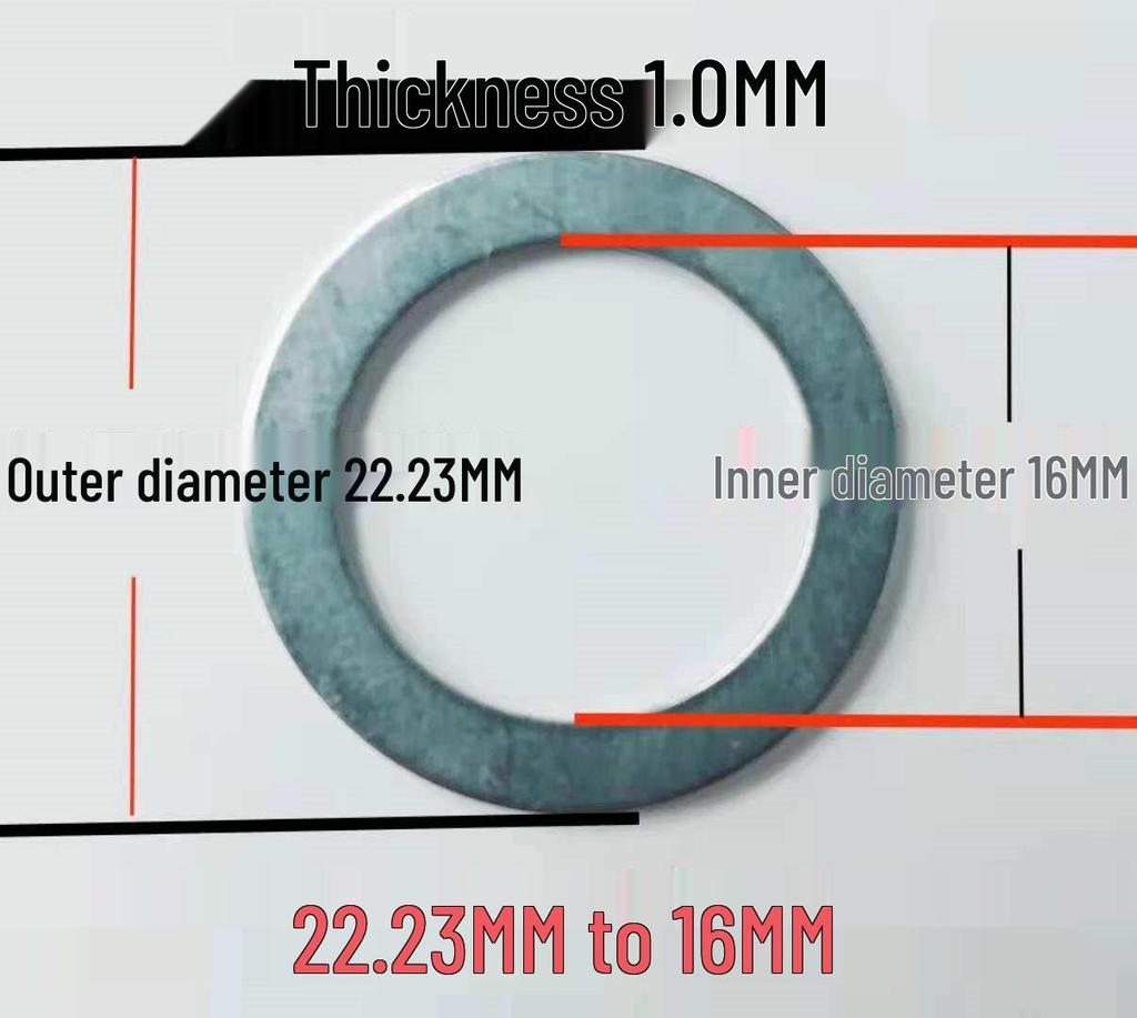 Angle Grinder Saw Blade Reducing Ring: 20mm To 16mm & 22mm To 25.4mm Washer