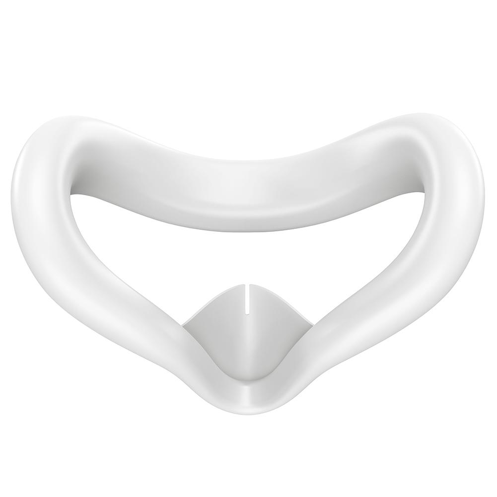 Silicone VR Face Cover Sweatproof Face Cushion with Anti-Leakage Nose Pad Face Cushion Pad Replacement for Meta Quest 3S