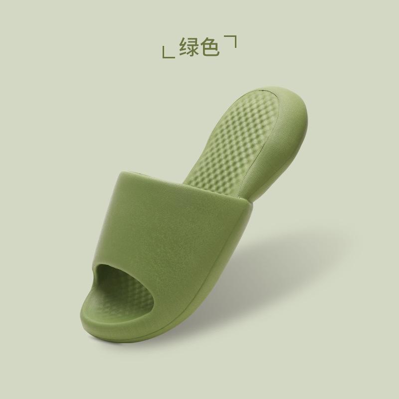 Mode Hausschuhe Hausschuhe Für Weiche Sommer EVA Sandalen Stumm Rutschfest Damen Plateau Hausschuhe für Zuhause 2024 Pantoletten Weich Große Größe