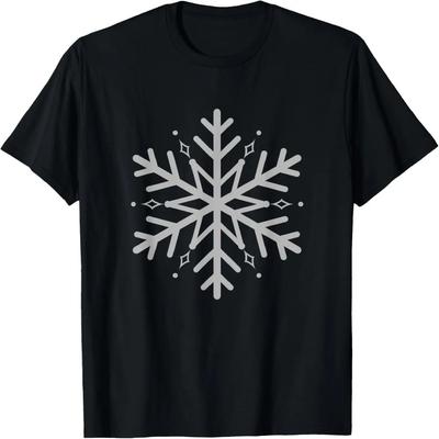 Gray Snowflake T-Shirt