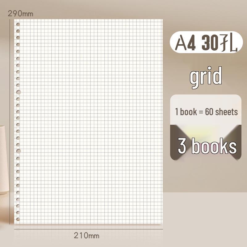 GoodNotes Refill: B5 Binder, A5 Replacement, A4 Loose-Leaf Notebook, Blank Grid Paper