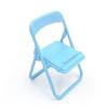 Macaron Color Portable Folding Chair Phone Holder Ornament