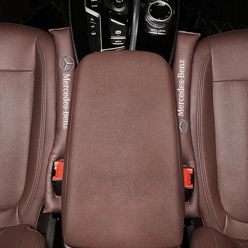 Gnwdx7 2025 Hot 2 Pcs Car Seat Gap Filler Side Seam Plug Strip Leak-proof Filling Strip For Mercedes Benz AMG W203 W206 W220 W205 Smart